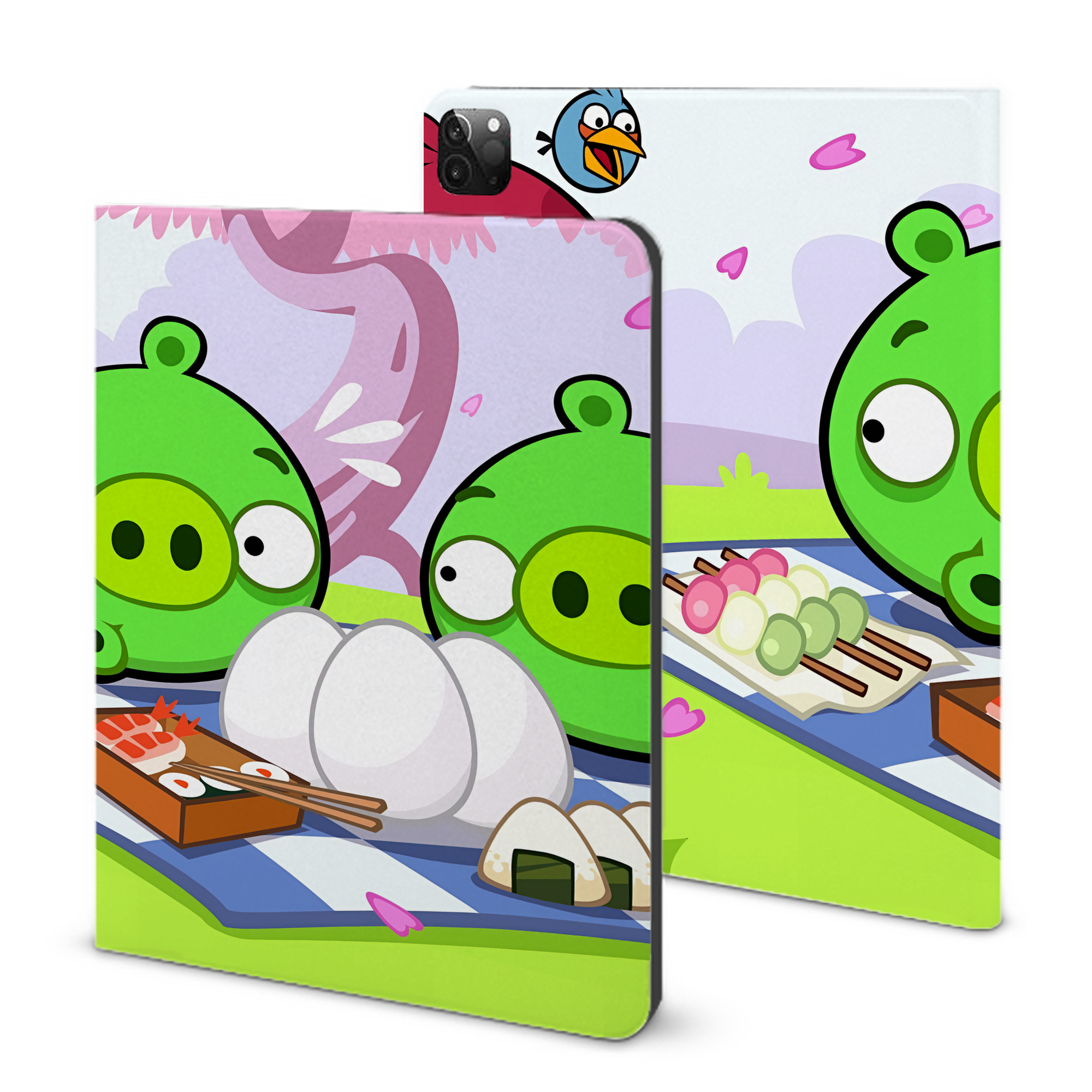 （画像用） Angry Birds アングリーバード IPadケース ペンホルダー付き ブックスタイルデザイン